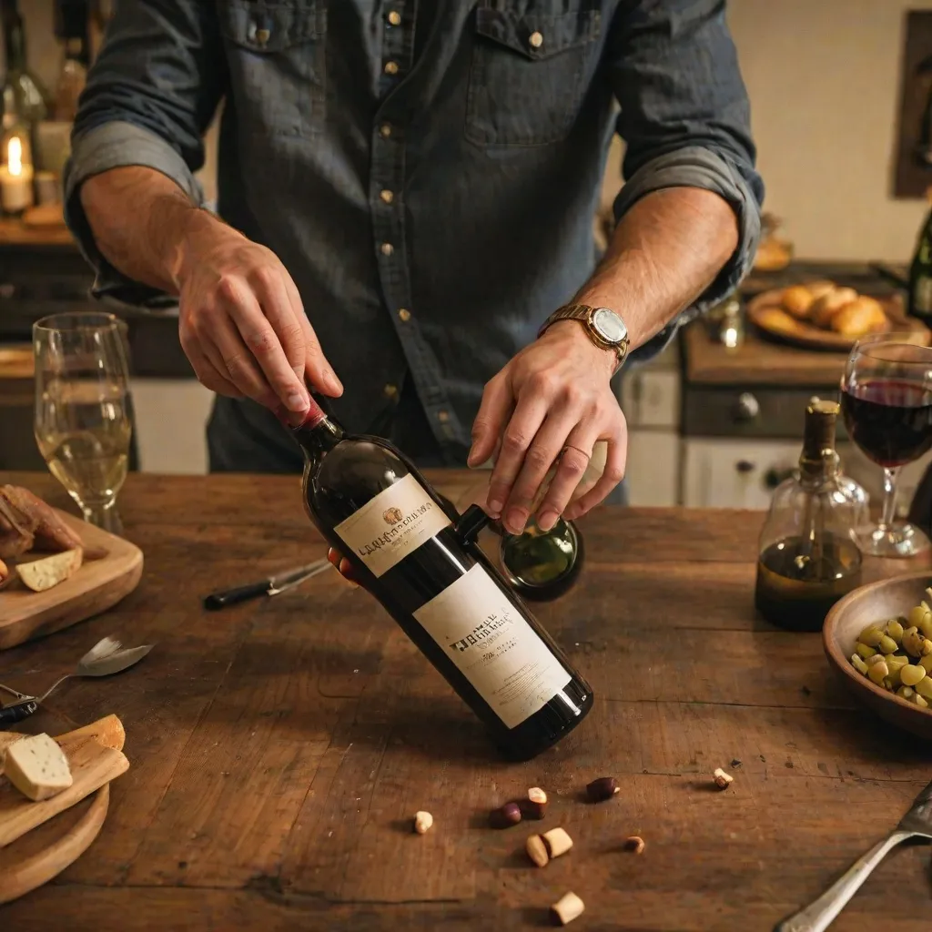 Jak otworzyć butelkę wina bez korkociągu?