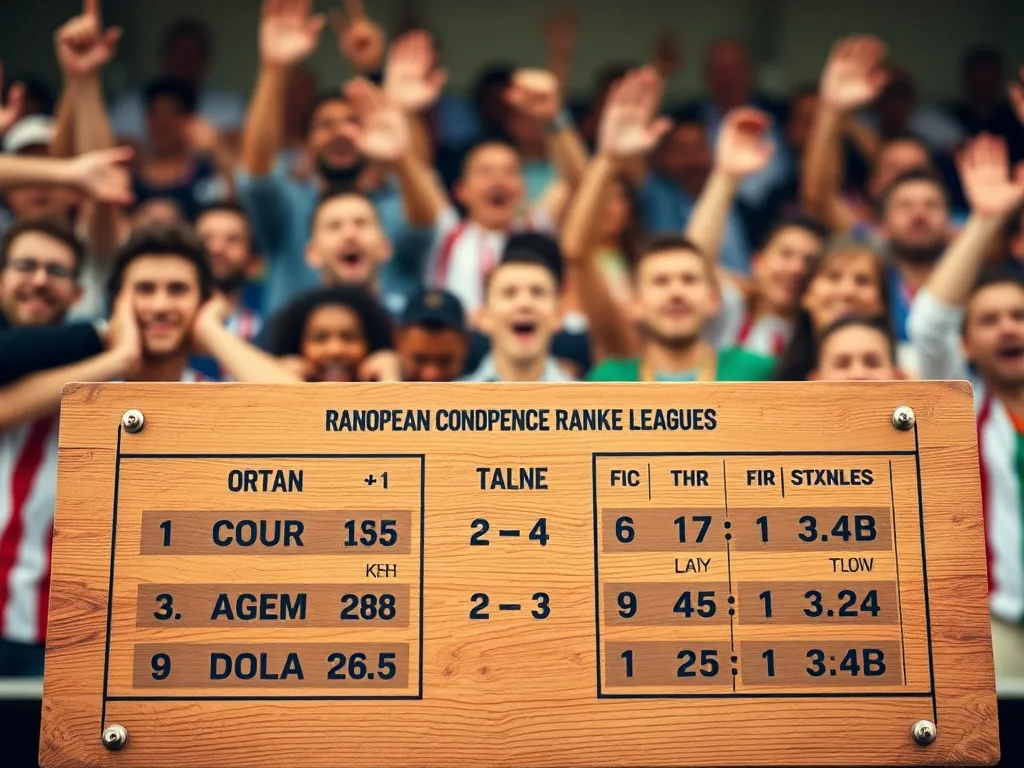 Ranking ligi konferencji Europy: aktualne wyniki i statystyki